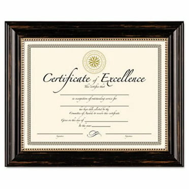 Details about  / NuDell 8 x 10 Inches EZ Mount Document Frame Plastic Face Black with Gold Trim
